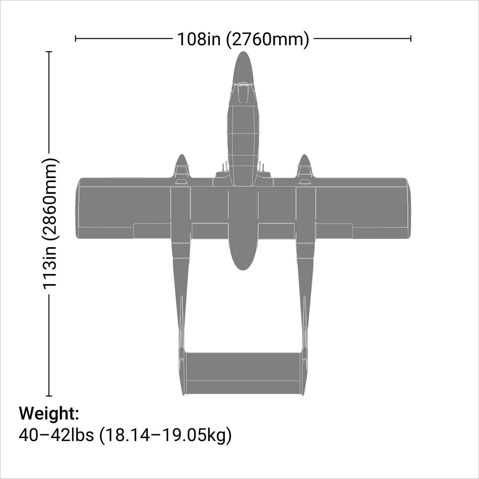 Hangar 9 OV-10 Bronco 30cc ARF med Landställ - 20