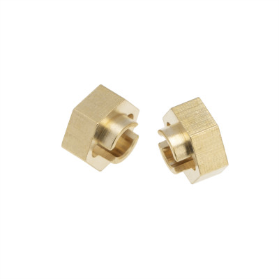Hobby Details DTSCX24-7 SCX24 3mm Diameter Brass Wheel Hex 4st - 5