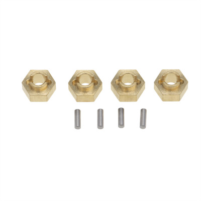 Hobby Details DTSCX24-7 SCX24 3mm Diameter Brass Wheel Hex 4st