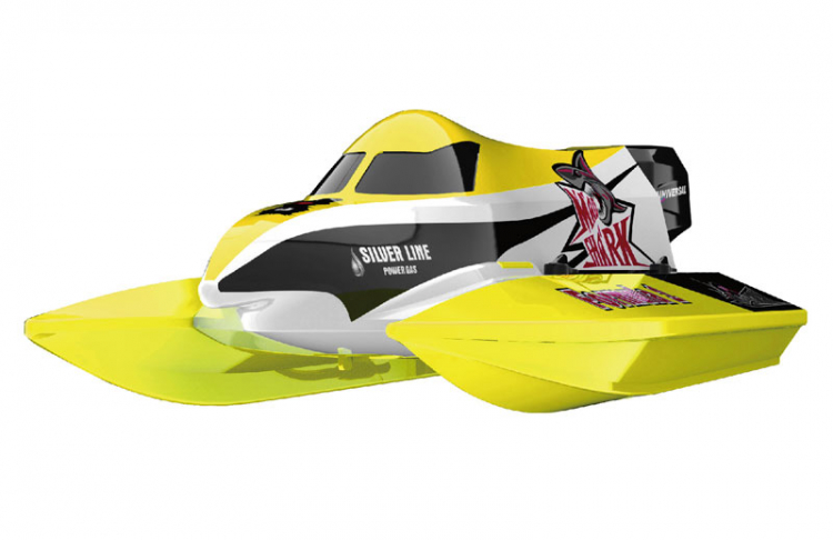 Joysway Mad Shark F1 V3 2.4G RTR Borstad Gul - 2