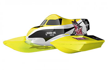 Joysway Mad Shark F1 V3 2.4G RTR Borstad Gul