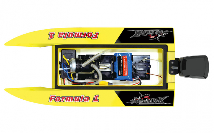 Joysway Mad Shark F1 V3 2.4G RTR Borstad Gul - 5