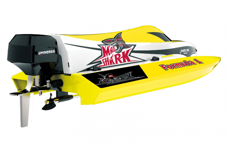 Joysway Mad Shark F1 V3 2.4G RTR Borstad Gul - 3