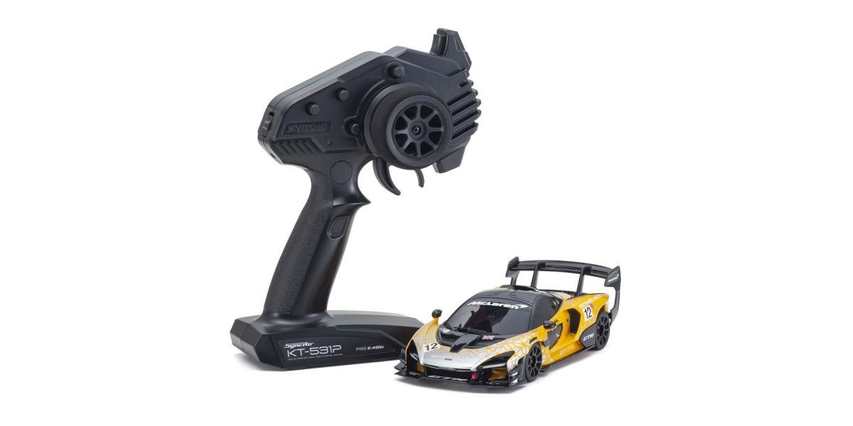 Kyosho 32340OR Kyosho Mini-Z RWD McLaren Senna GTR Orange (W-MM/KT531P)