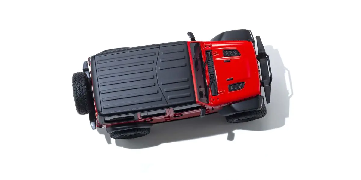 Kyosho 32521R Mini-Z 4X4 MX-01 Jeep Wrangler Rubicon Firecracker Red (KT531P) - 5