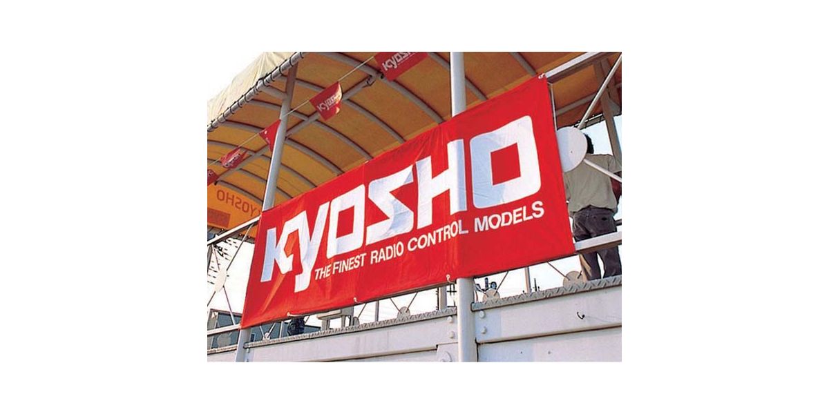 Kyosho 87008 Kyosho Large Track Banner (600x1800mm) Polyester