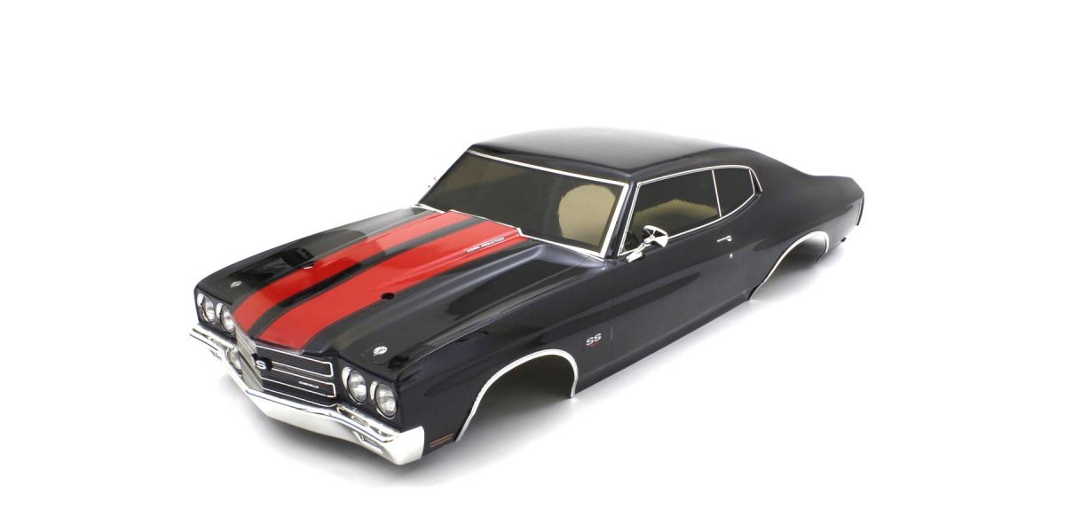Kyosho FAB702BK Body shell set 1:10 Fazer FZ02L Chevy Chevelle R SS 454 LS6 - Black