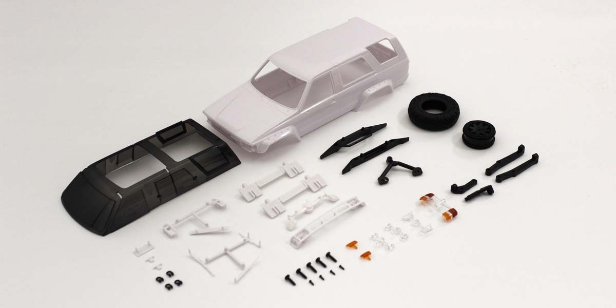 Kyosho MXN02 Bodyshell Toyota 4Runner Mini-Z 4X4 MX01 (White Body)