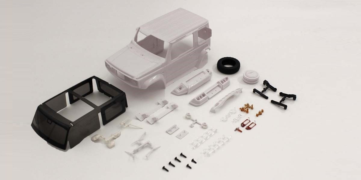 Kyosho MXN03 Bodyshell Suzuki Jimny Sierra Mini-Z 4X4 MX01 (White Body)