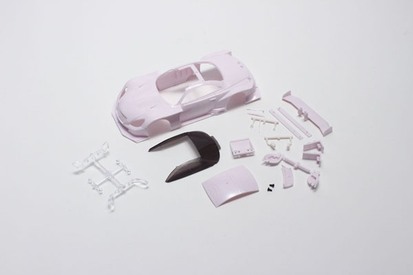 Kyosho MZN156 Bodyshell Lexus SC430 GT500 Kyosho Mini-Z (White Body)