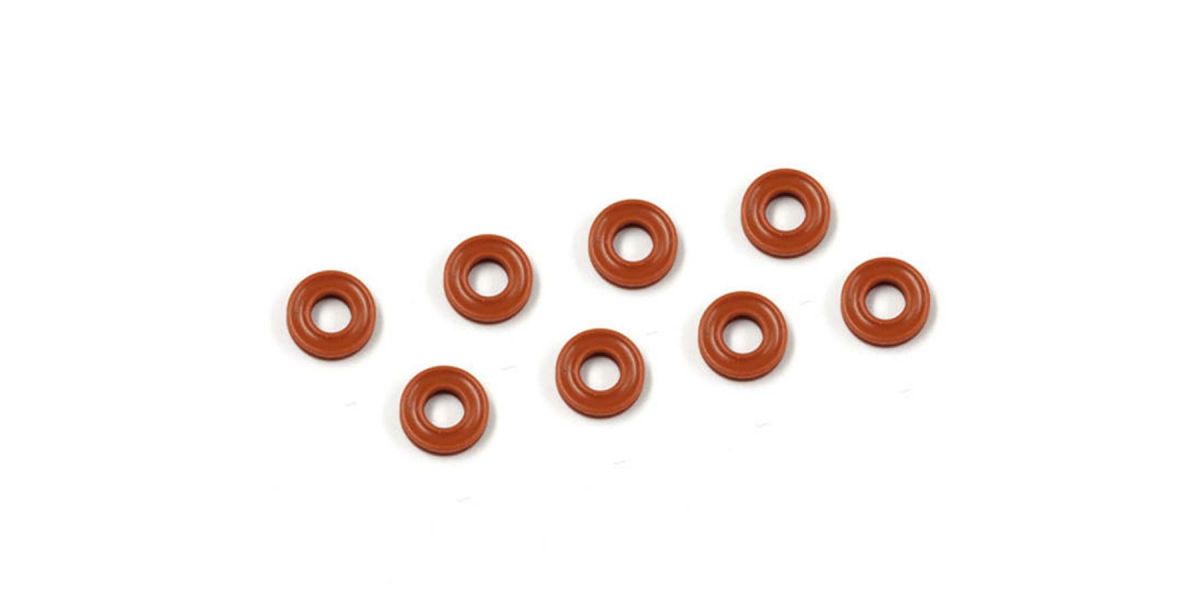 Kyosho ORG03XRB O-Ring Seal P3 (8) Grooved - Orange