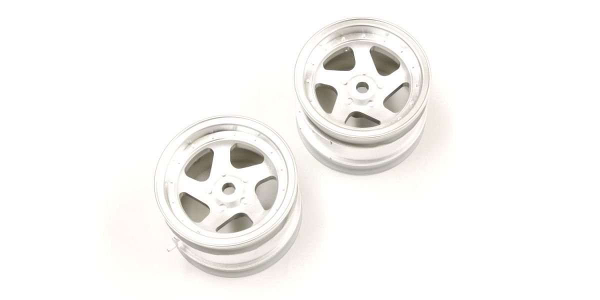 Kyosho OTH244SCB Wheel 5 Spokes 1.7 inches Satin Chromed (2) Kyosho Optima