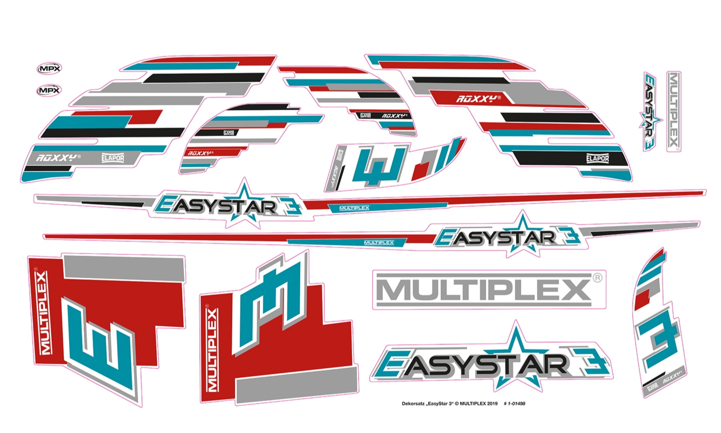 Multiplex Decal EasyStar 3