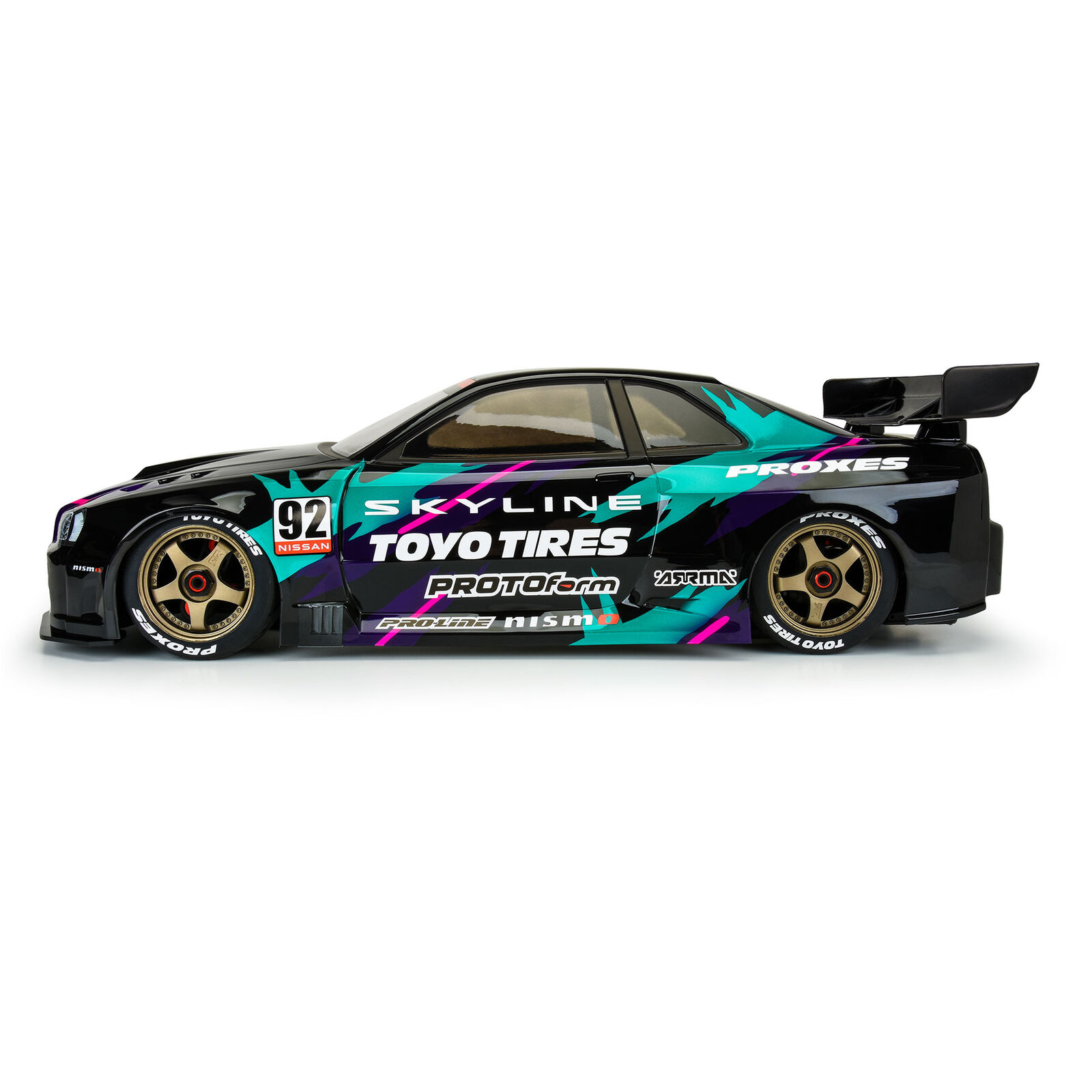 Protoform 1/7 2002 Nissan Skyline GT-R R34 Clr Bdy Infrctn - 10