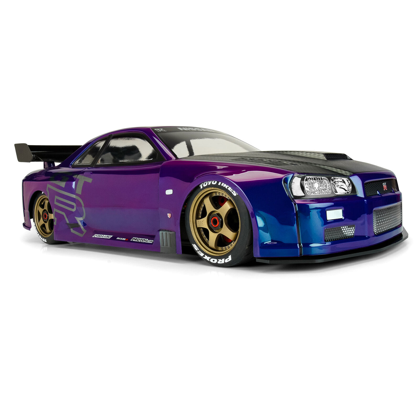 Protoform 1/7 2002 Nissan Skyline GT-R R34 Clr Bdy Infrctn - 7