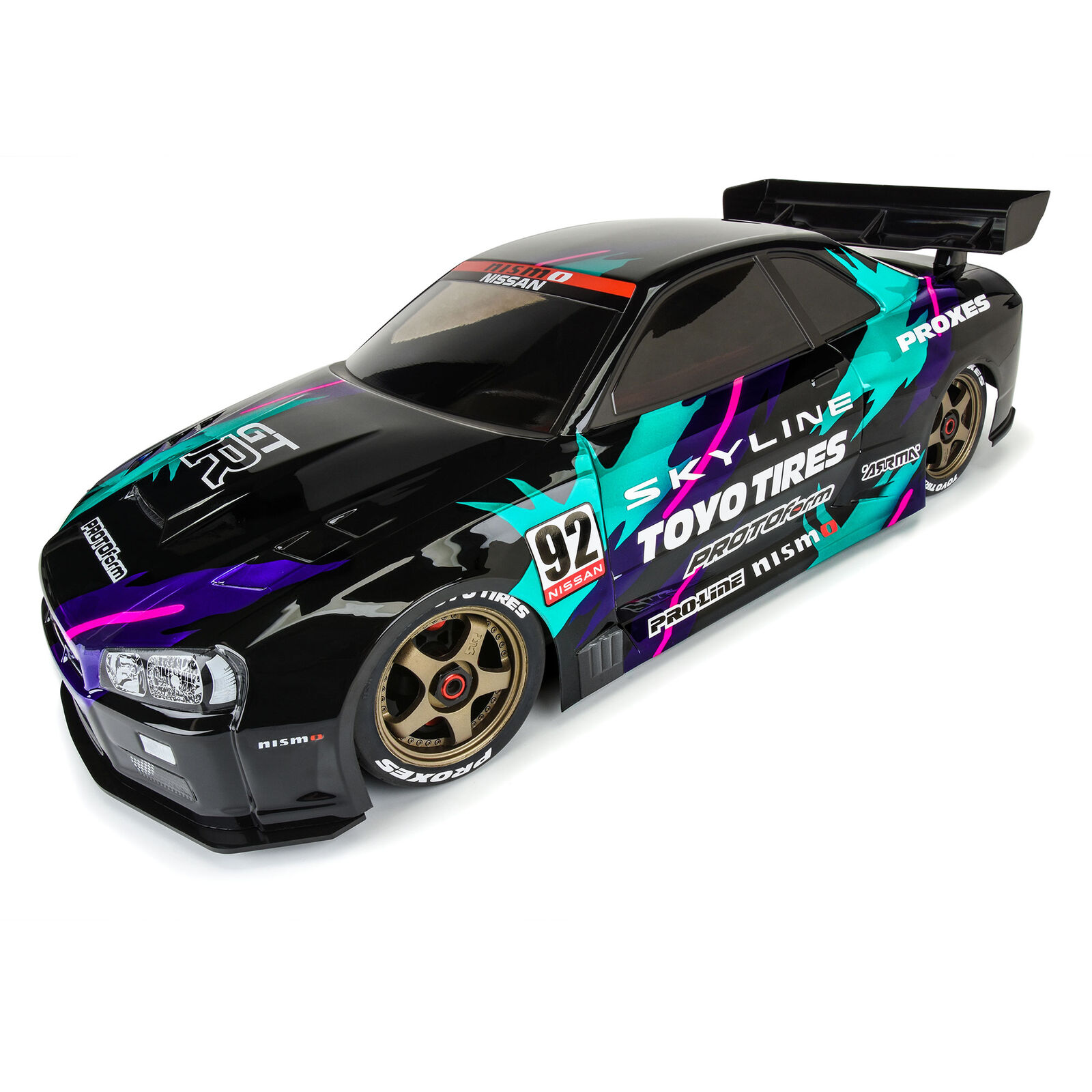 Protoform 1/7 2002 Nissan Skyline GT-R R34 Clr Bdy Infrctn - 9