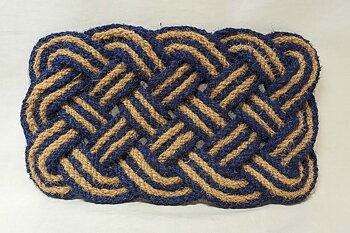 Braided doormat 45x75 cm
