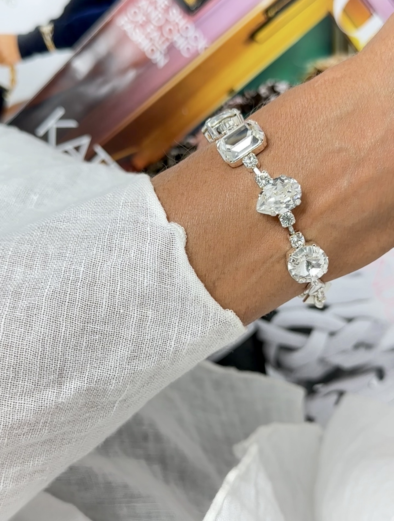 Armband Becca Clear Crystal Silver - 2