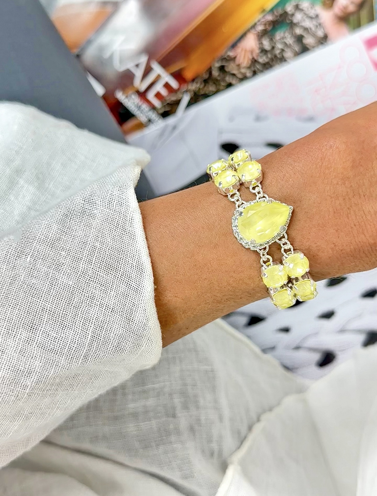 Bracelet Denise Soft Yellow Ignite Silver - 2