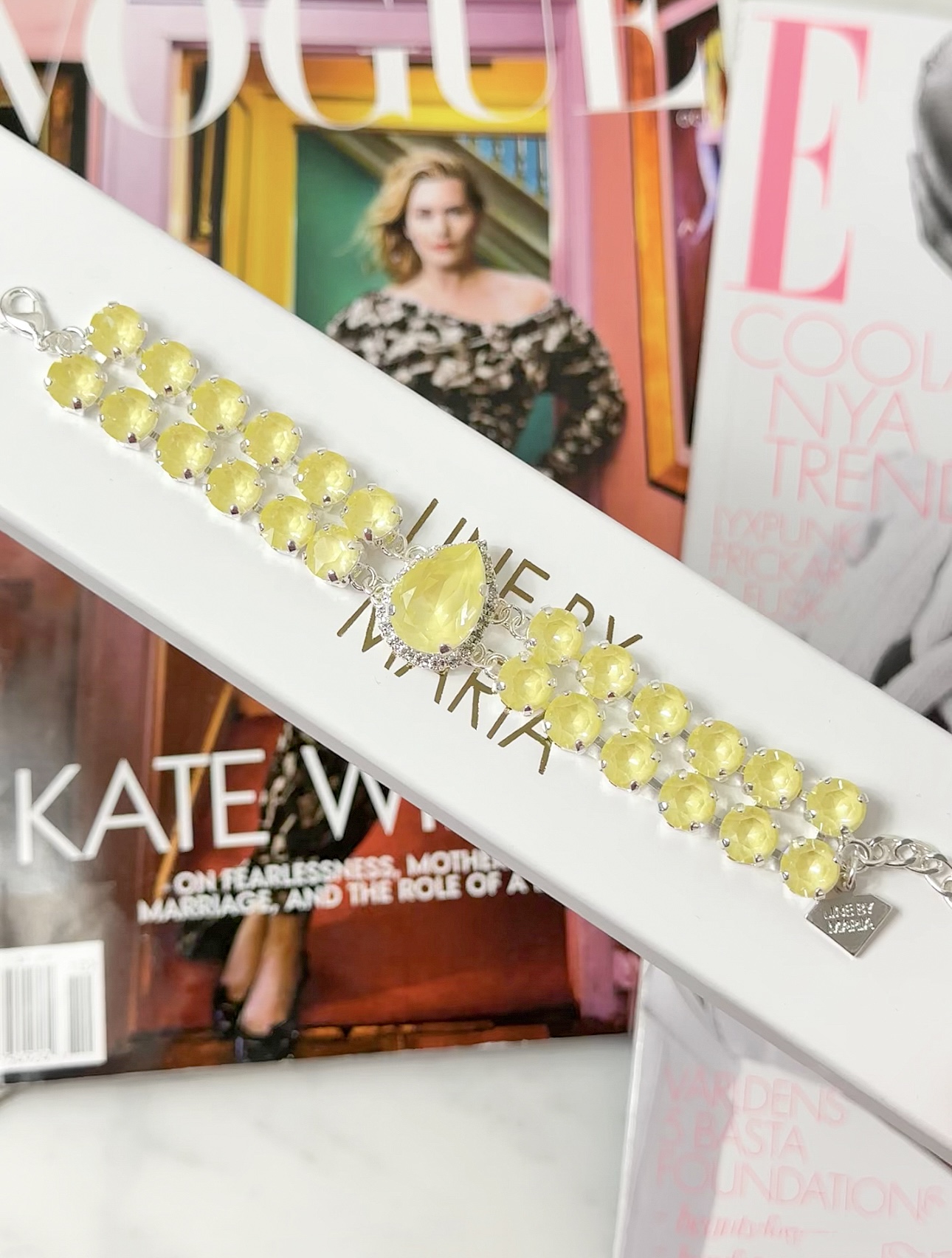 Bracelet Denise Soft Yellow Ignite Silver