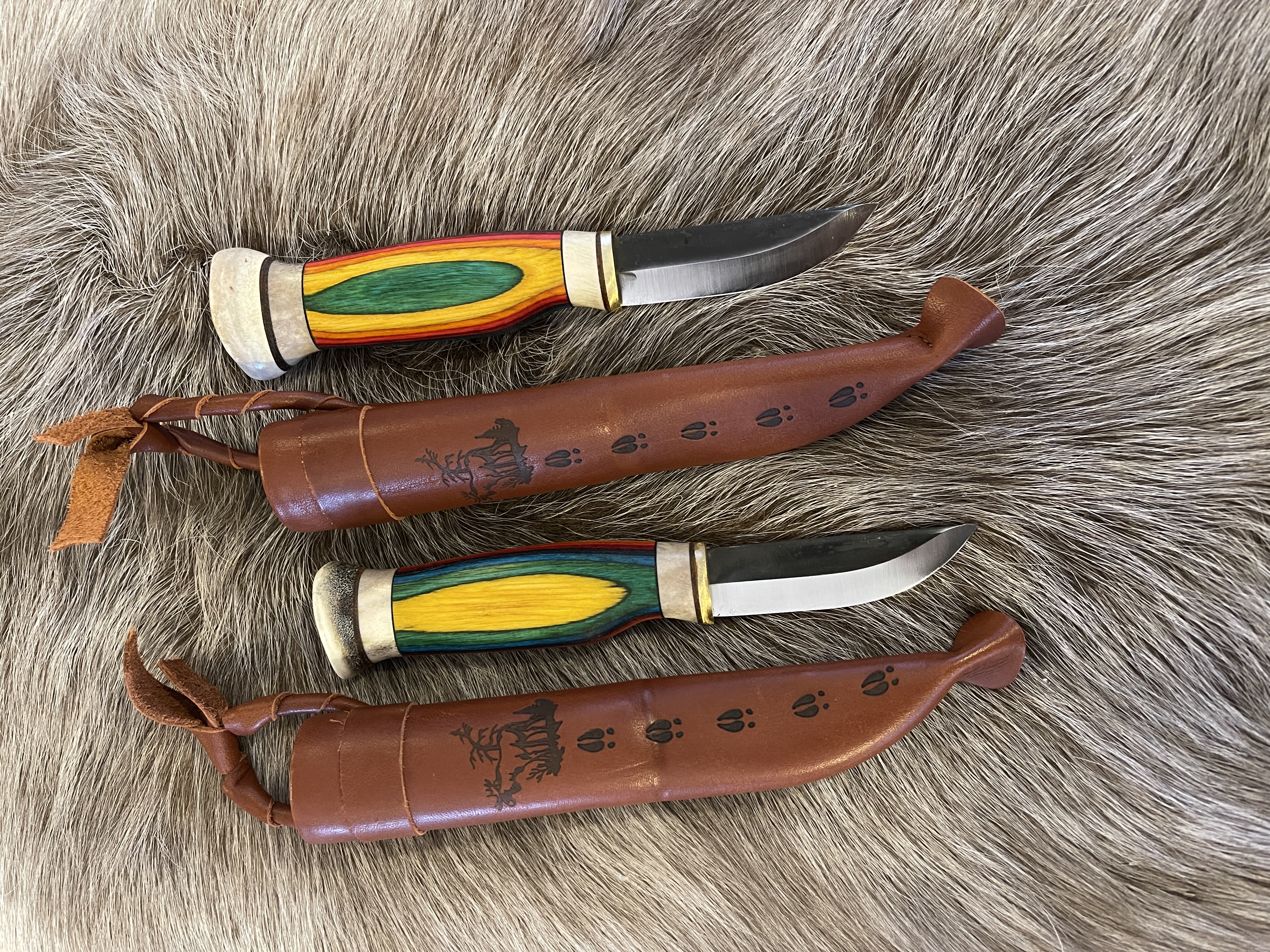  Kniv norrsken färg 