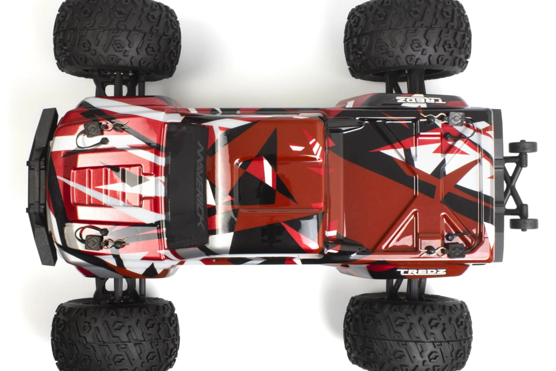 Maverick RC MV150405 Quantum2 MT Flux 1/10th Monster Truck - Red - 5