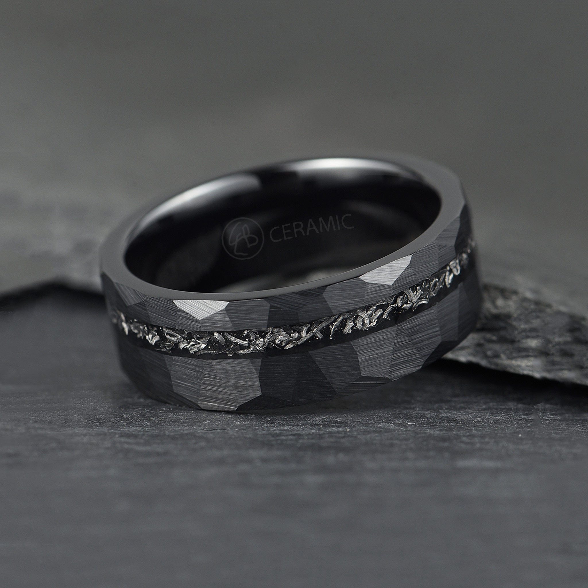 Eclipse - Sort Keramisk Knust Meteorit - 3