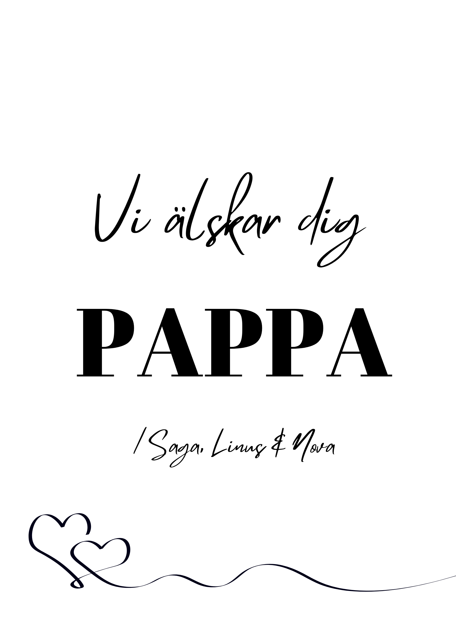 We love you Dad - Poster for Dad - 3