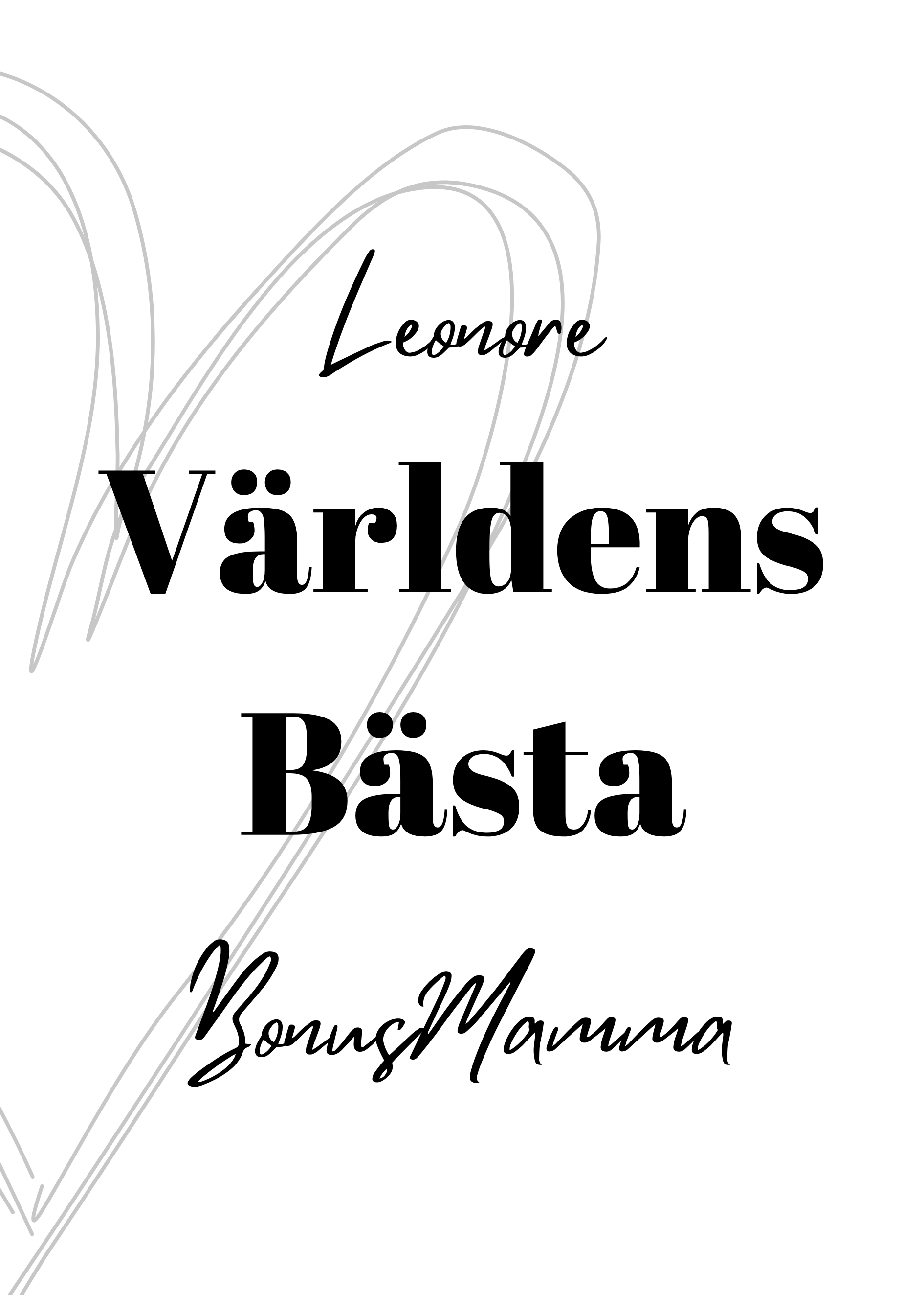 Världens bästa bonusmamma - med namn - 3
