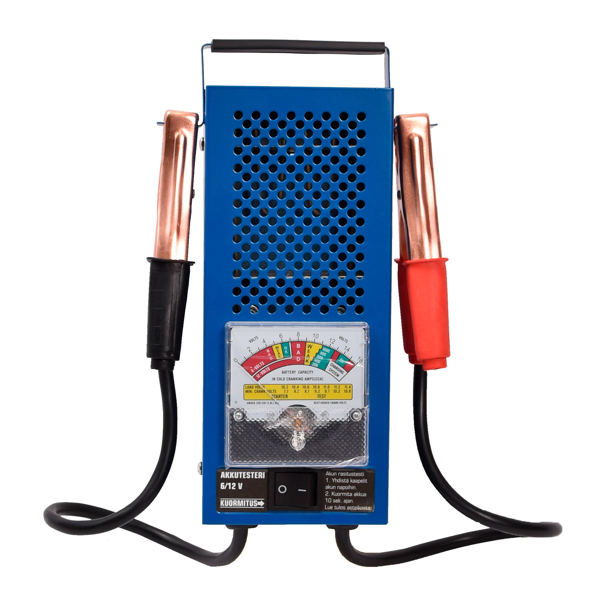 BATTERITESTARE ANALOG 6V OCH 12V