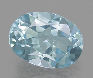 Piedra preciosa de topacio azul cielo natural de forma ovalada de 0,97 ct - 3