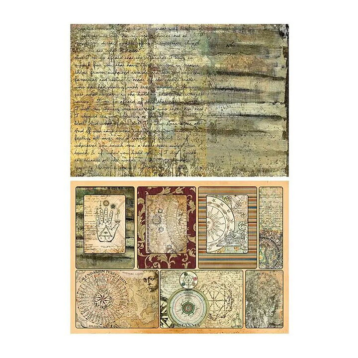 Vintage Background Paper - Medieval Alchemy