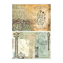 Vintage Background Paper - Medieval Alchemy