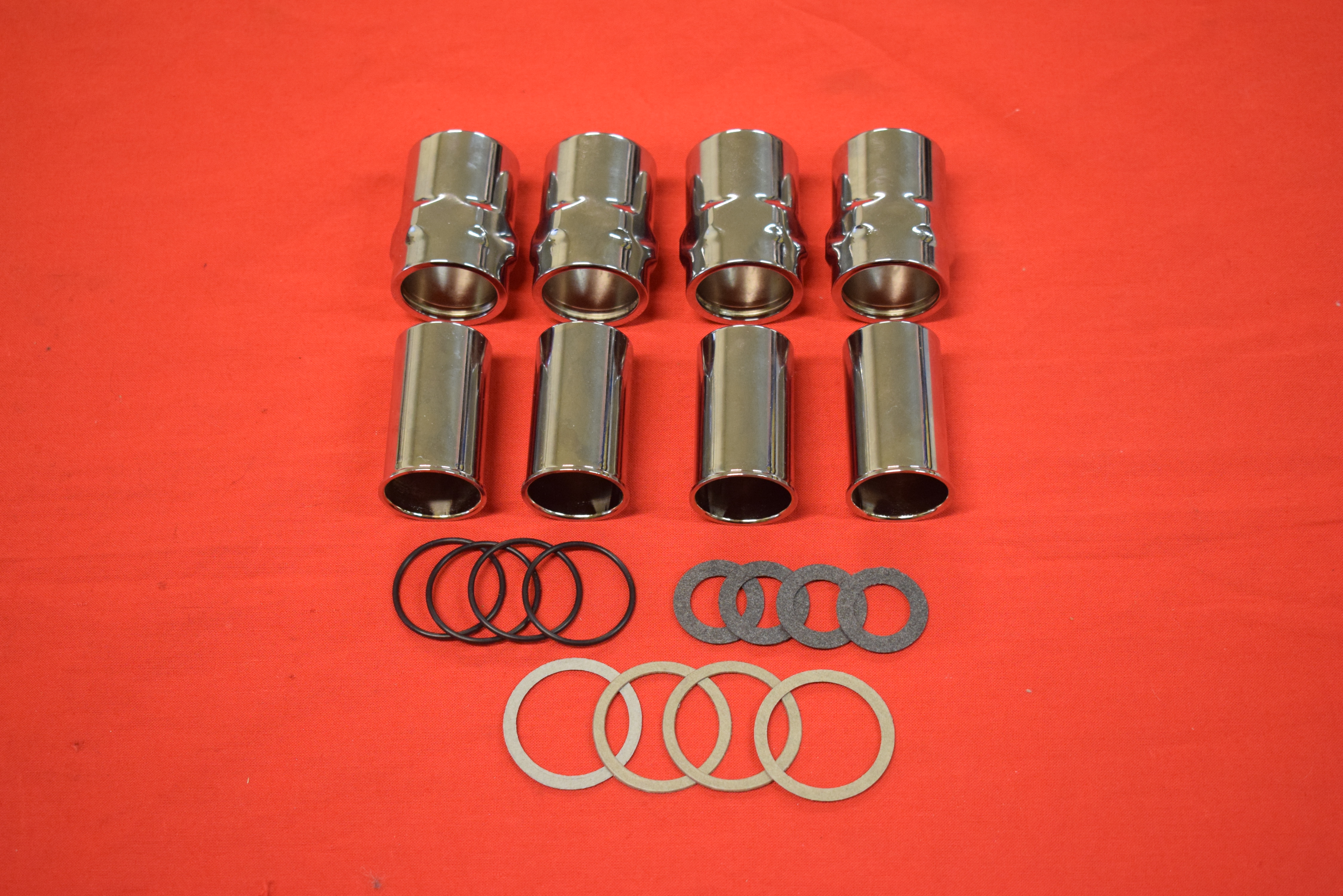 Valve Cover Kit Harley 45" 1942-73, Chrome.