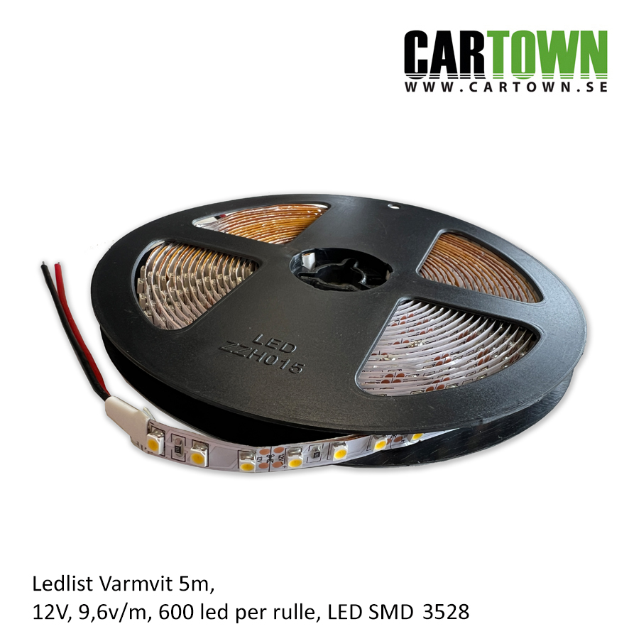 Ledstrip Warm white, SMD 3528, 5m - 2