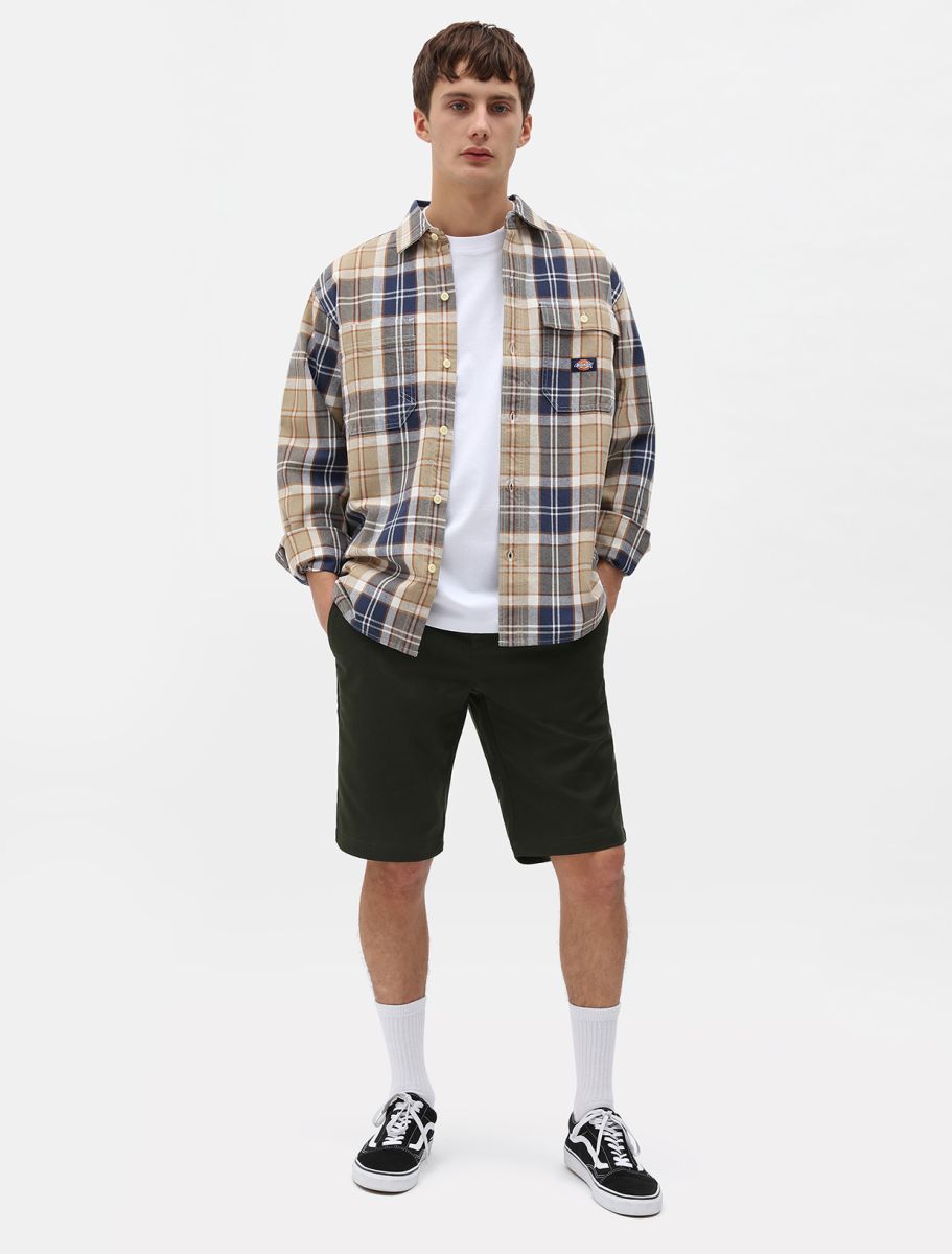 Dickies slimfit shorts olivgröna  - 4