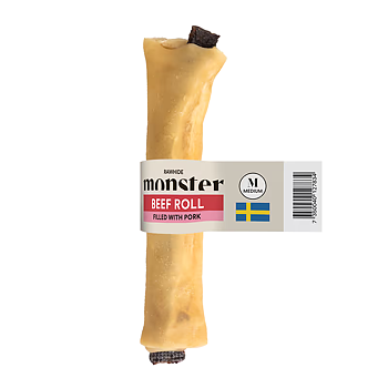 Monster Rawhide Beef Roll - Filled with Pork S