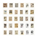 Vintage Paper Set- Newspaper Article Mini Sheets