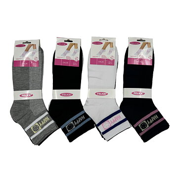Strumpor för dam, Stl 35-41, 12-pack