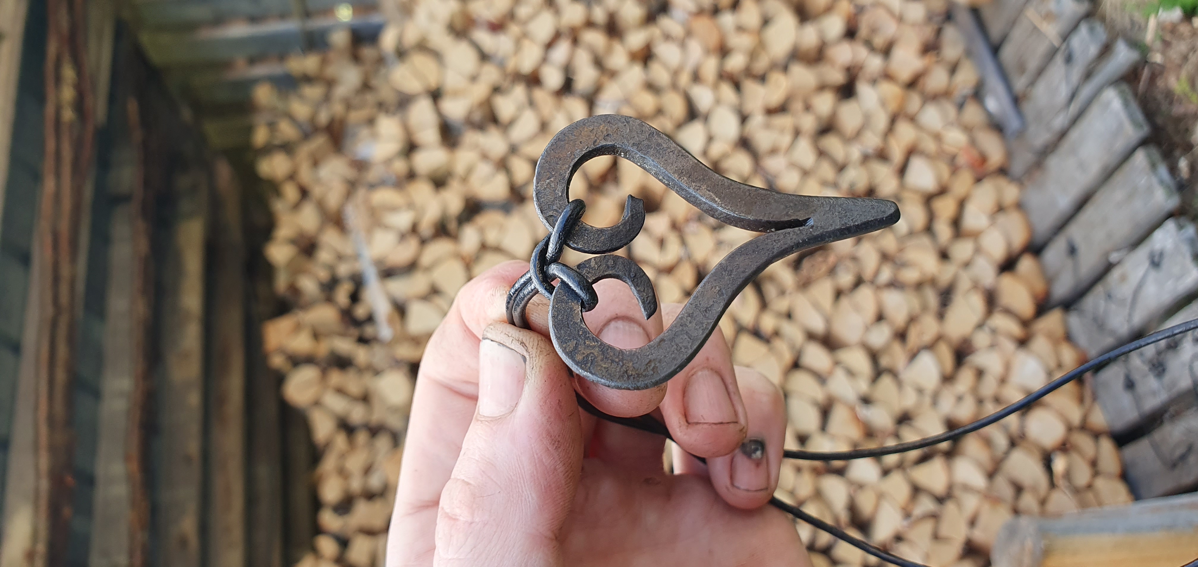Handsmitt Hjärta-Halsband