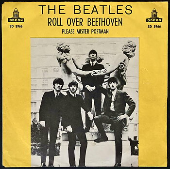 BEATLES - Roll over Beethoven 7" YELLOW Swe PS 1964