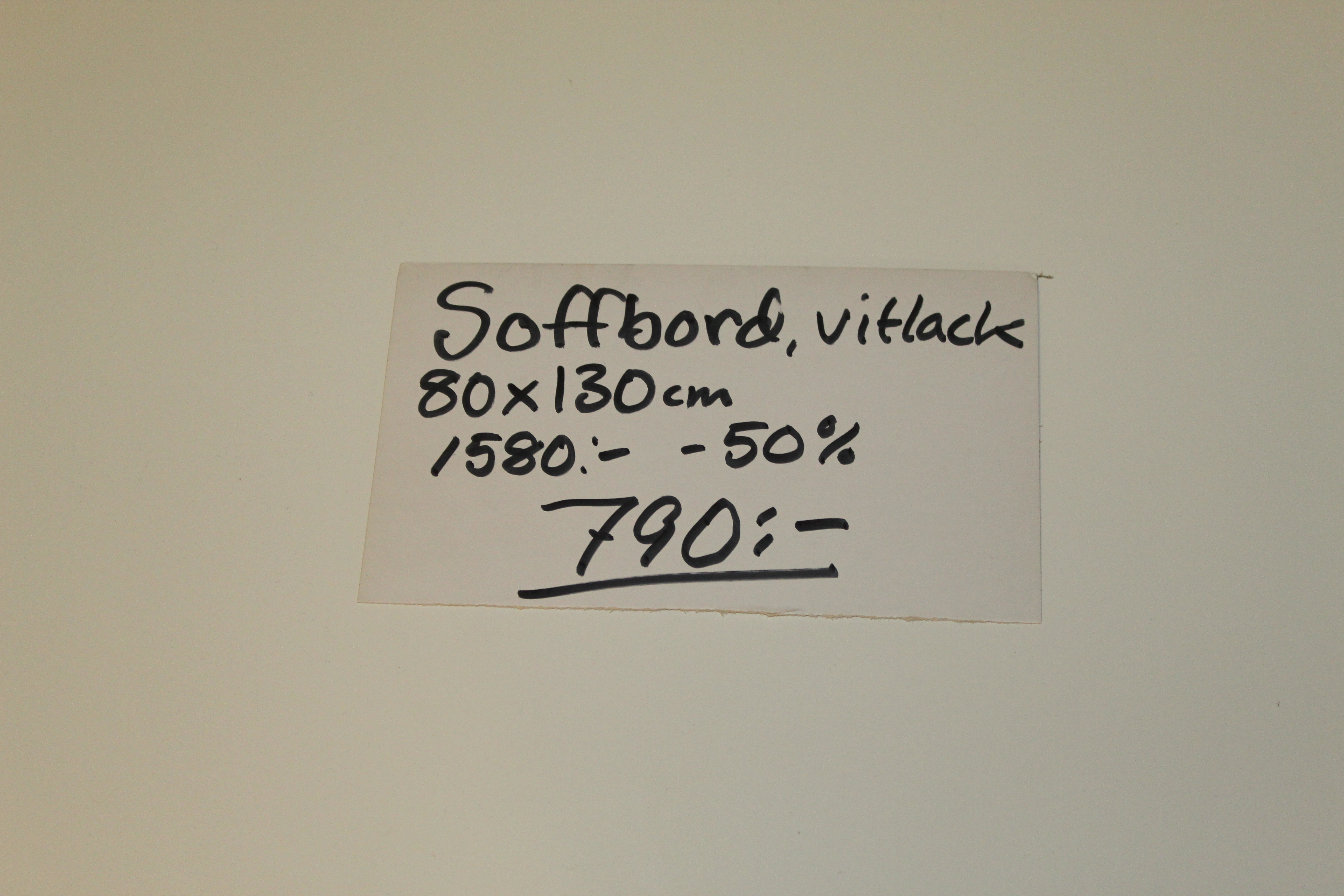 Soffbord vitlack - 2