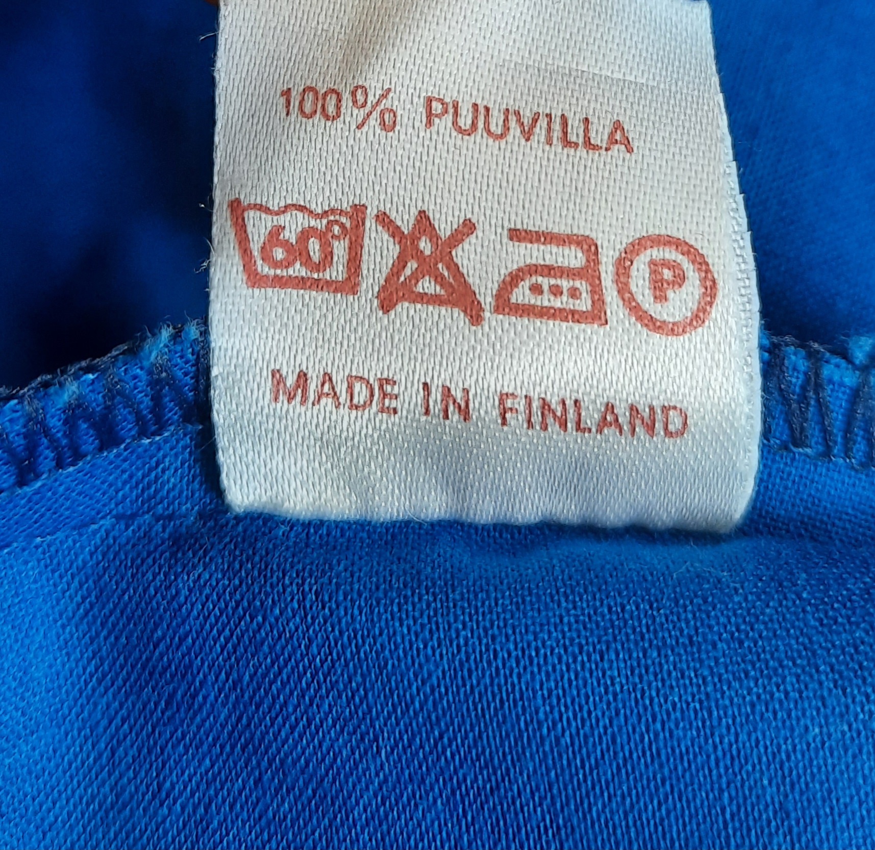 Bomullsklänning i rymlig modell storlek L-XL, Raihil Finland Vintage - 5