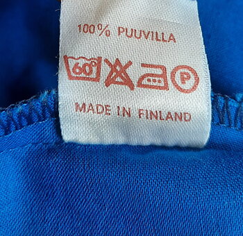 Bomullsklänning i rymlig modell storlek L-XL, Raihil Finland Vintage