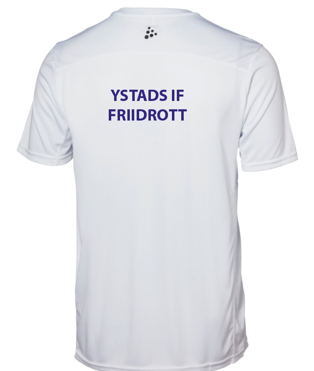 Craft Rush 2.0 Ss Tee Jr Tävling (Ystads IF Friidrott) - 2