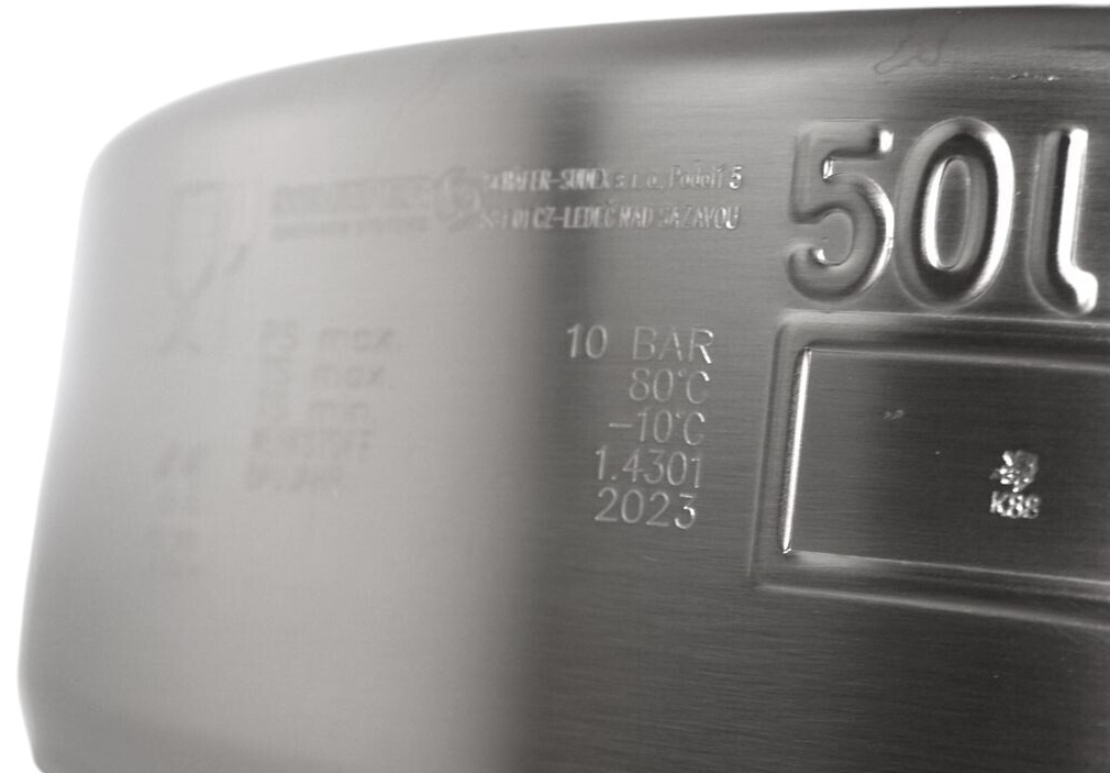 RVS Drukvat Speidel, 50 Liter  - 9