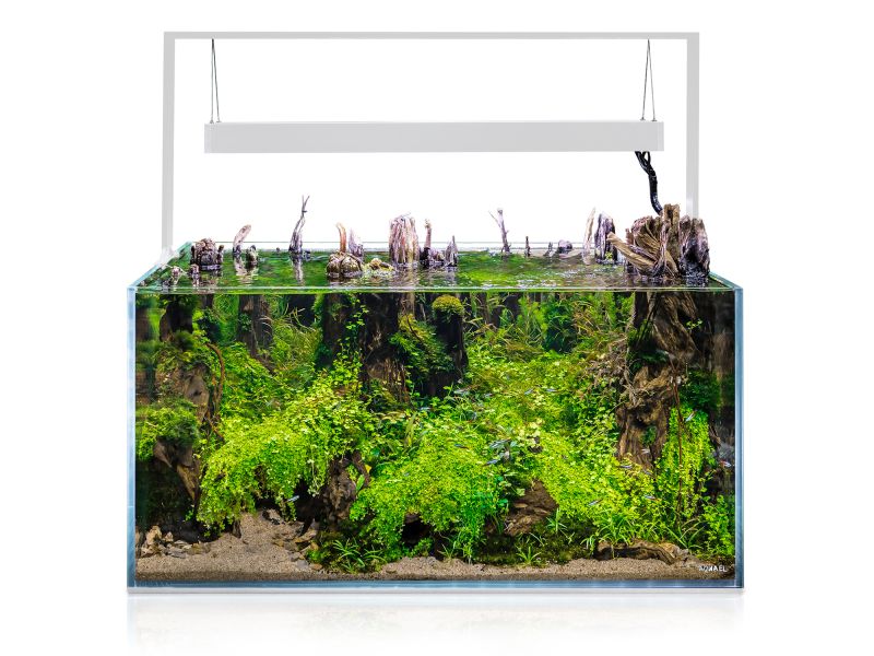 Aquael Ultrascape 90 Akvarium Snow LxBxH: 90x60x45 cm, 243 liter