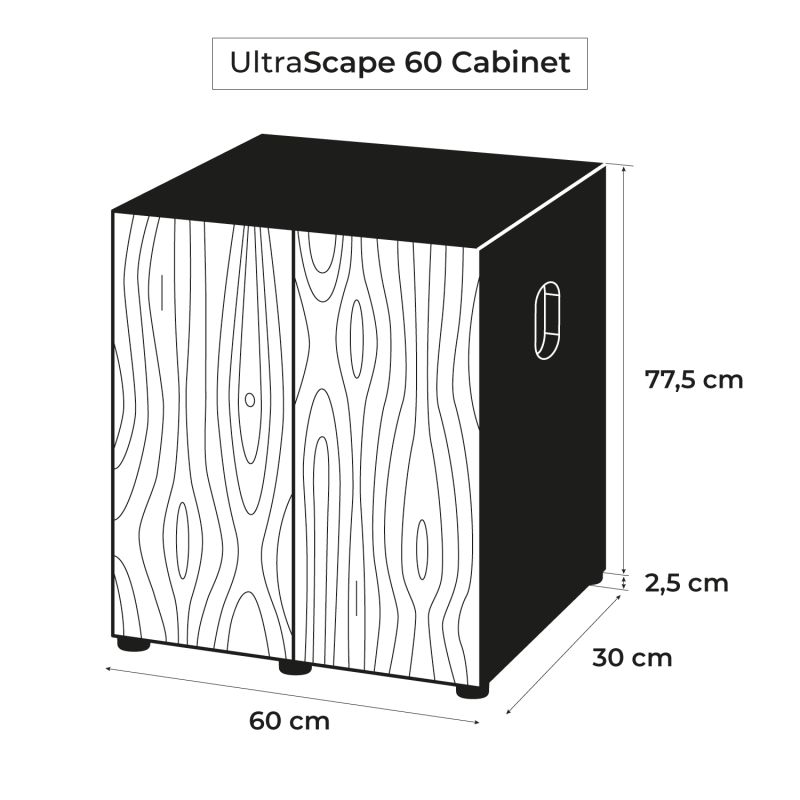 Aquael Ultrascape 60 Möbel Forest LxBxH: 60x30x80 cm - 2