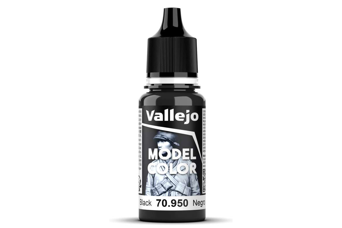 Vallejo 70950 Black mat 17ml/18ml - 2