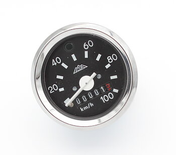 Hastighetsmätare 60mm 0-100km/h.